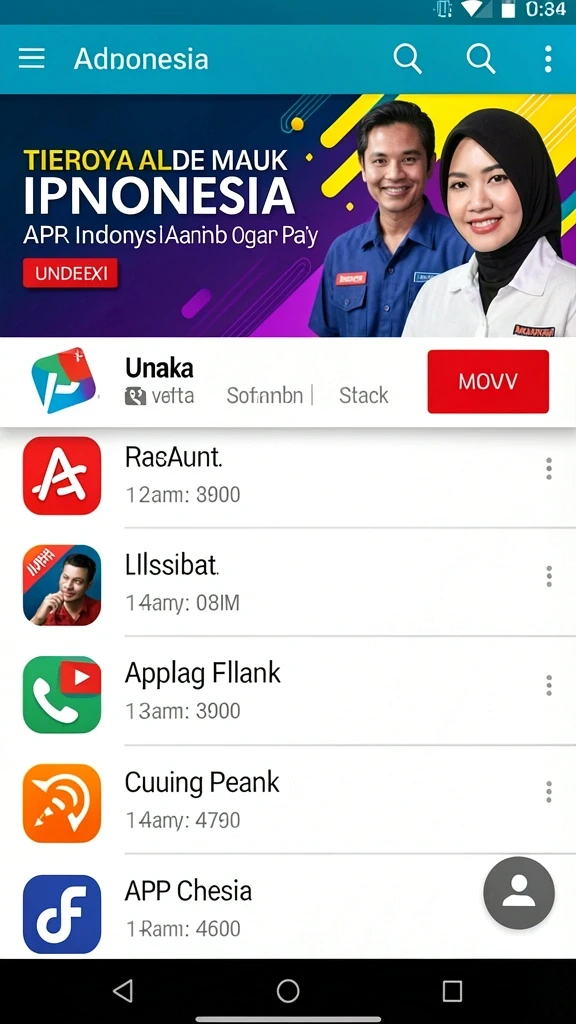 Tampilan antarmuka yang intuitif dan menarik.