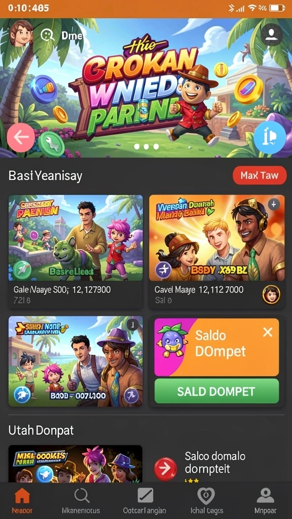 Karakter dengan berbagai kemampuan siap untuk bertarung.