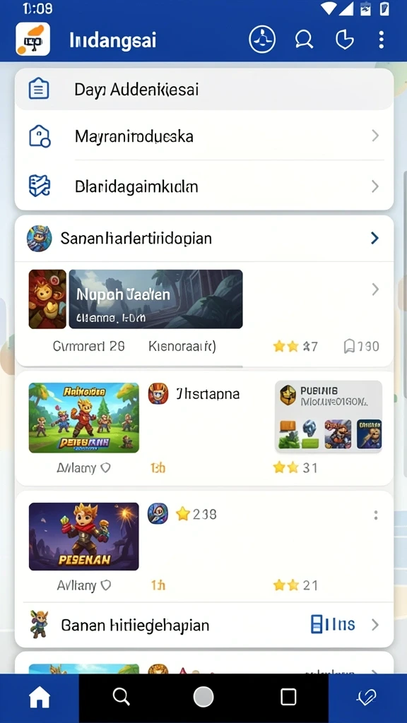 Tampilan antarmuka pengguna yang modern dan intuitif.