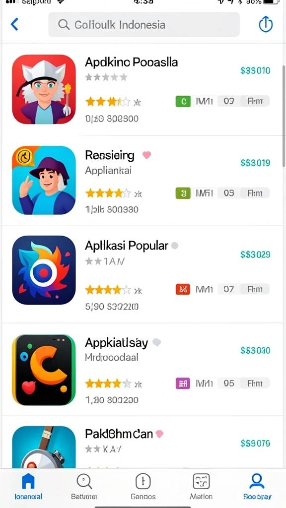 Tampilan antarmuka yang menarik dan user-friendly.