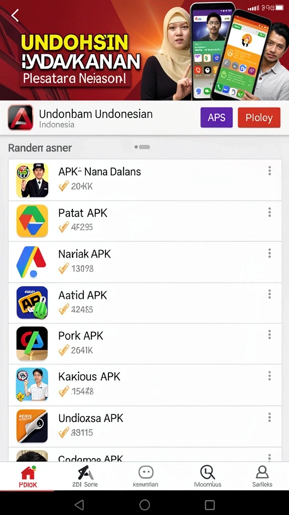 Beragam pilihan permainan dengan tema yang bervariasi.
