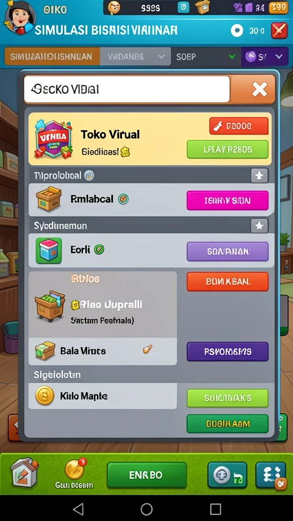 Fitur interaksi sosial yang memungkinkan komunikasi antar pemain.