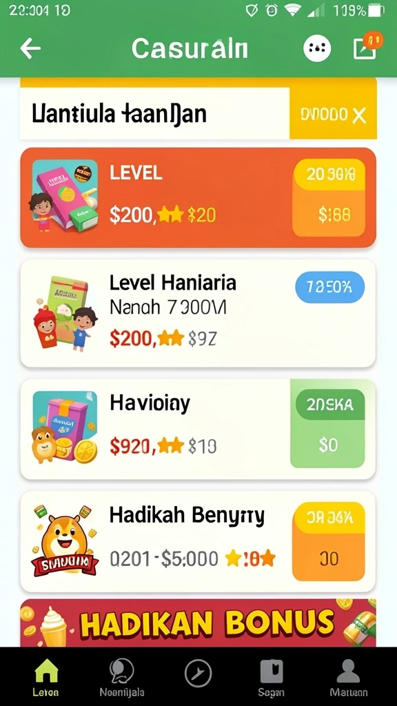 Sistem turnamen yang kompetitif.