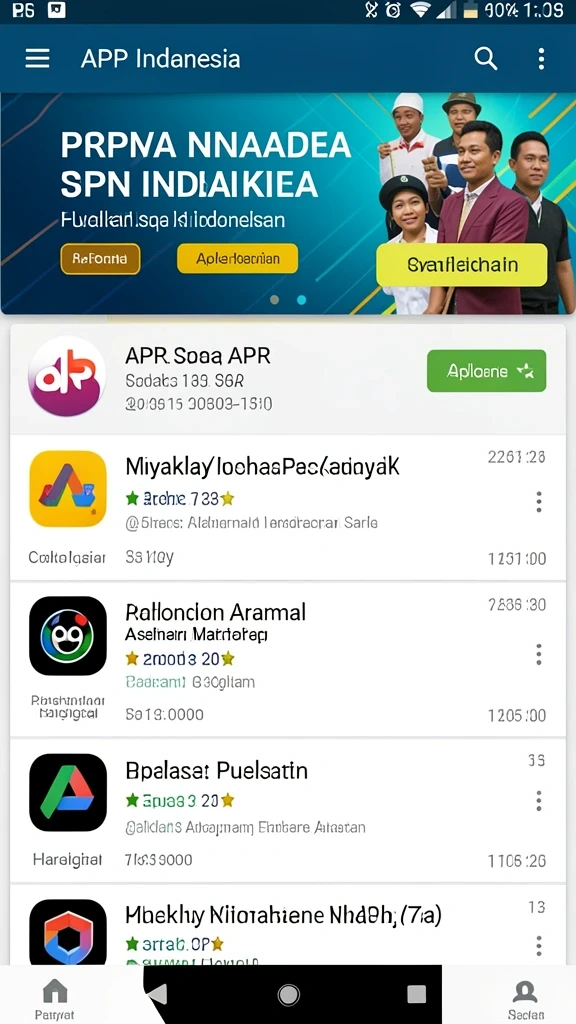 Tampilan antarmuka yang modern dan menarik.