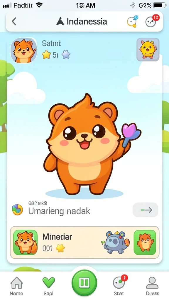 Tampilan antarmuka yang user-friendly dan menarik.