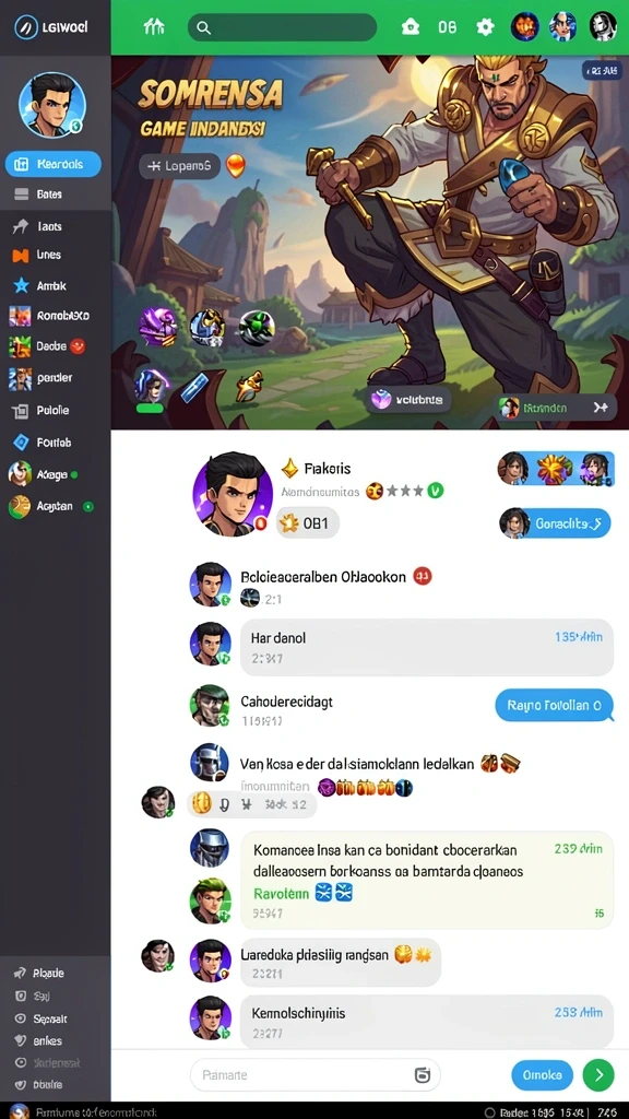 Karakter yang dapat dipilih dengan berbagai skill unik.