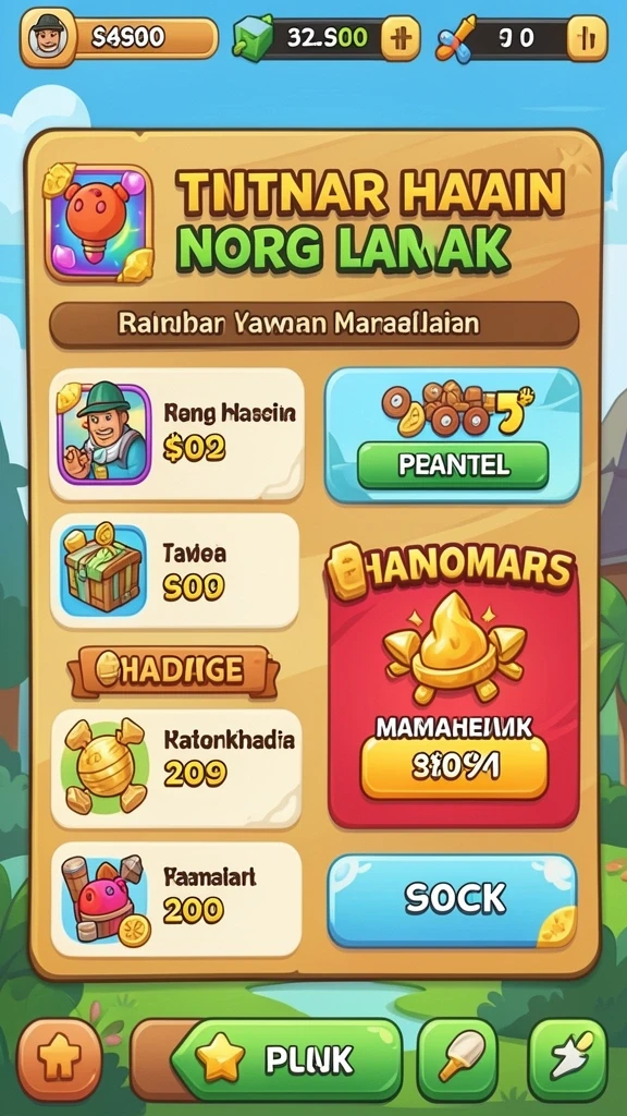Tampilan awal yang menarik dan intuitif.