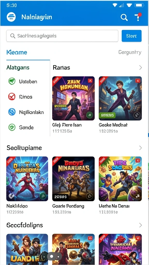 Level tantangan yang menegangkan dan seru.