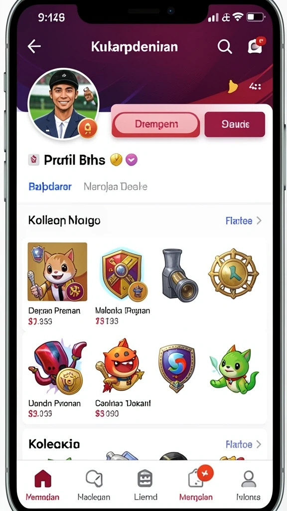 Tampilan antarmuka yang menarik dan user-friendly.