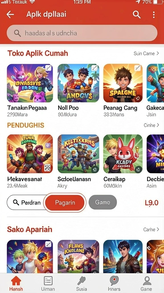 Tampilan antarmuka yang user-friendly dan menarik.