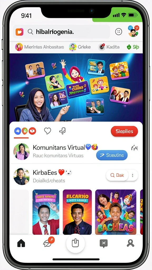 Tampilan awal yang menggugah selera.
