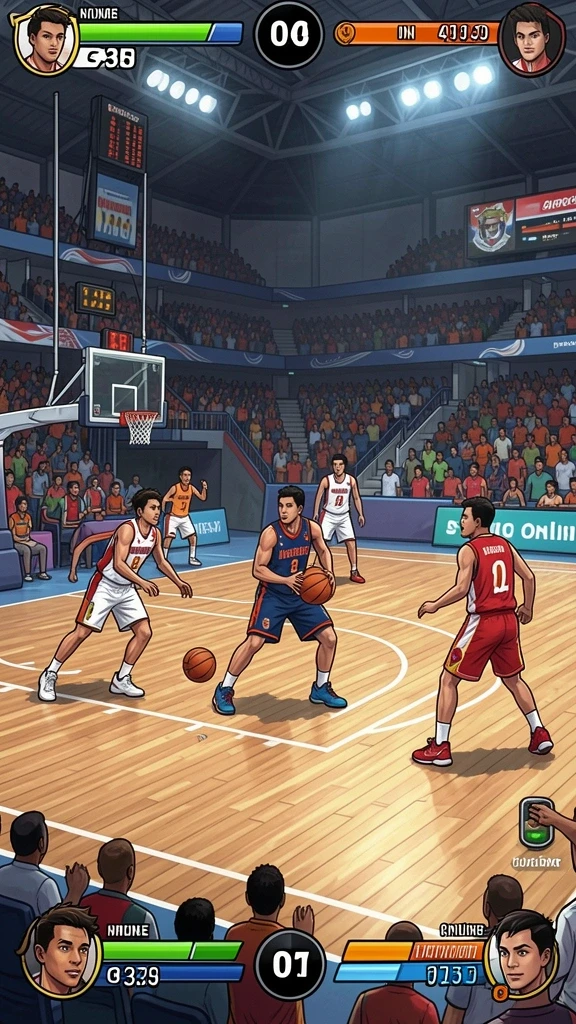 Karakter game yang beragam dan menarik.
