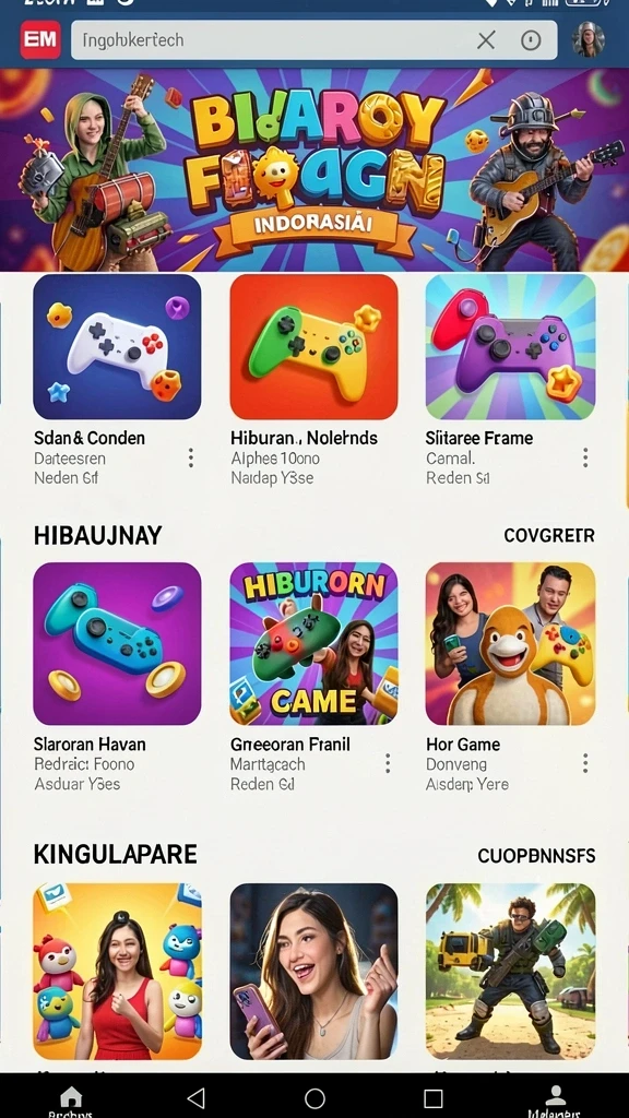 Tantangan level yang menegangkan dan seru.