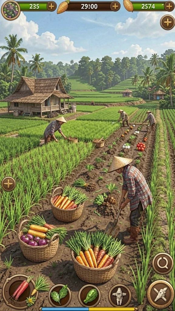 Momen seru saat bermain bersama teman-teman.