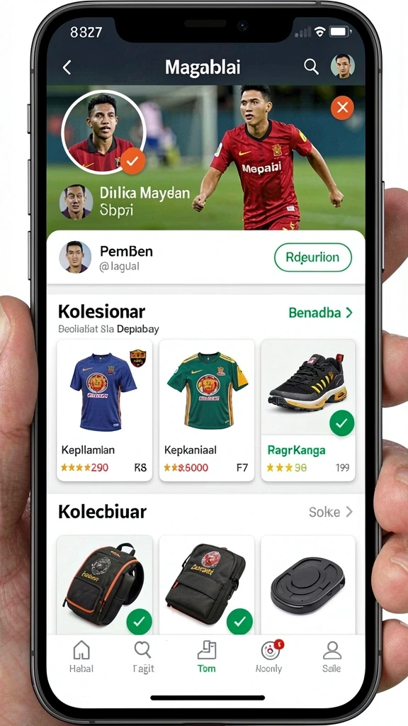 Fitur komunitas untuk berinteraksi dengan pemain lain.