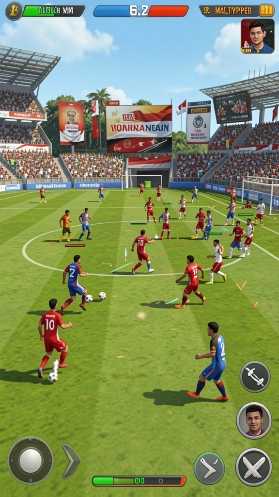 Tampilan level baru yang menantang dan seru.