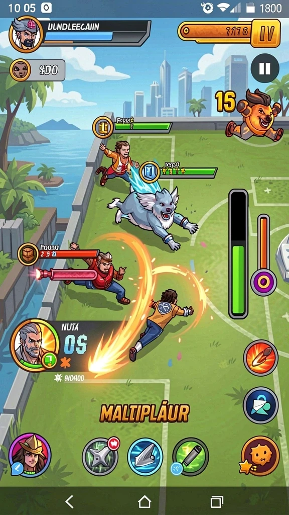 Screenshot K234 menunjukkan gameplay yang mendebarkan.
