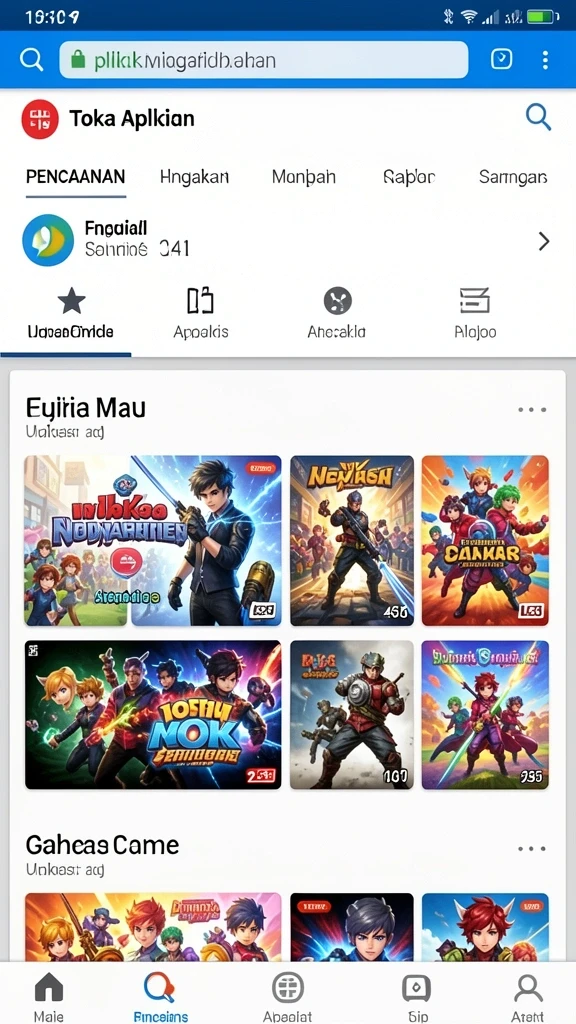 Beragam permainan menantang untuk dimainkan.