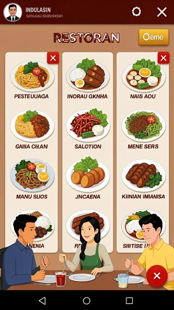 Karakter unik dengan kemampuan khusus.