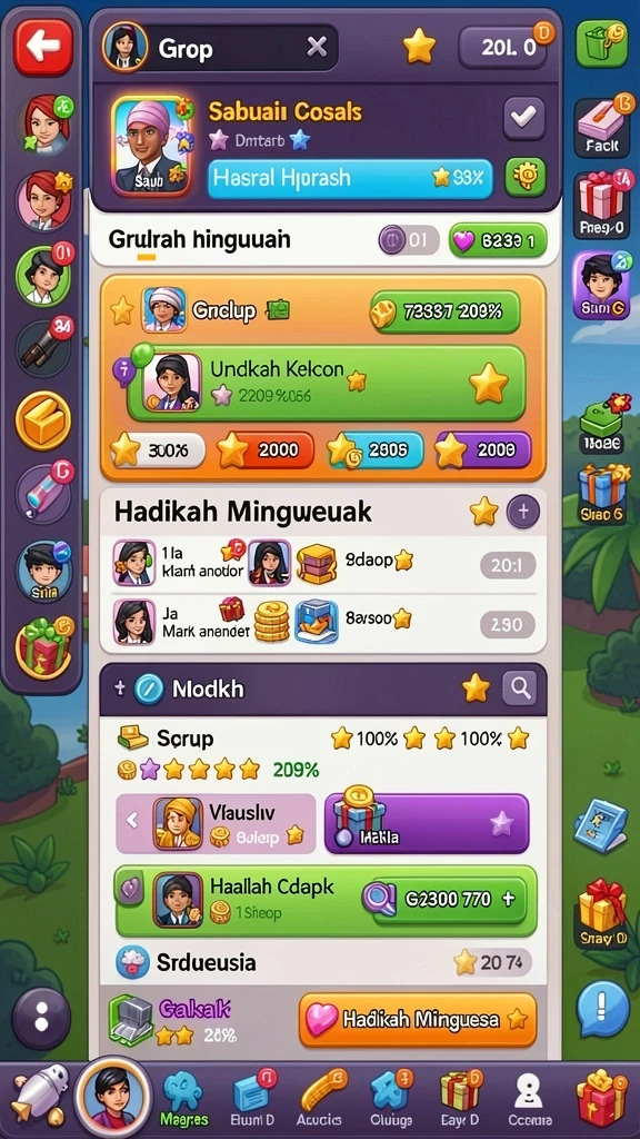 Ragam permainan yang ditawarkan sangat beragam.