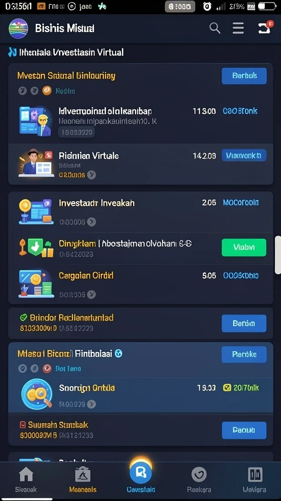 Berbagai pilihan permainan yang menghibur.