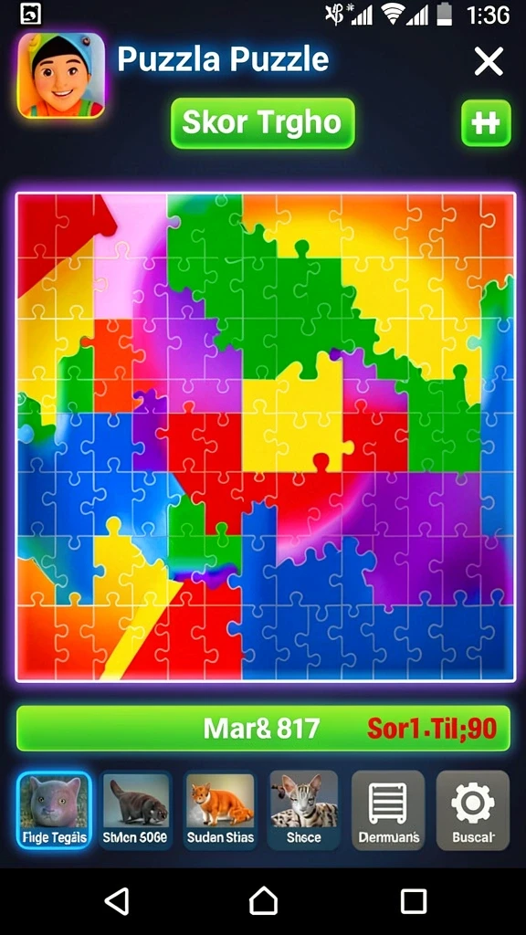 Screenshot 2: Pilihan permainan slot dengan tema yang beragam.
