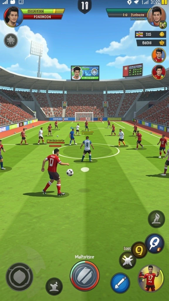 Fitur permainan langsung untuk pengalaman interaktif.