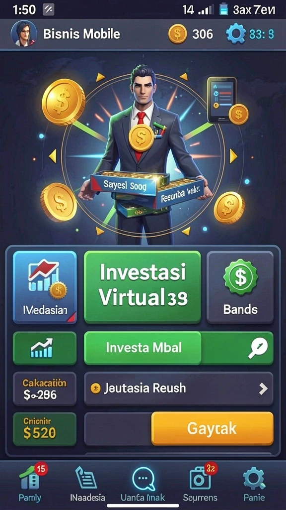 Gambar ini menunjukkan interaksi pemain dalam fitur chat.
