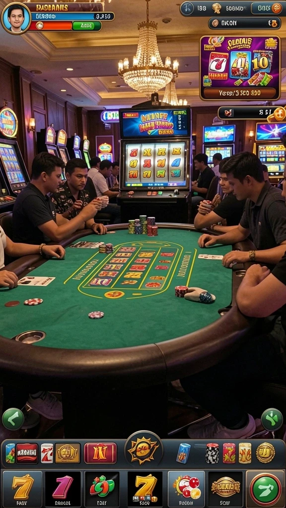Tampilan awal aplikasi QQSLOT yang menarik.