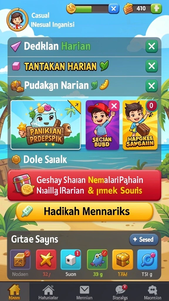 Screenshot menampilkan lahan pertanian yang telah berkembang.