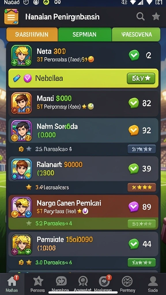 Tampilan awal permainan yang menarik.
