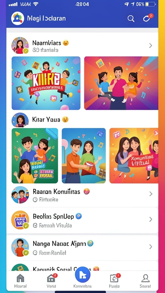 Fitur koleksi item yang seru.