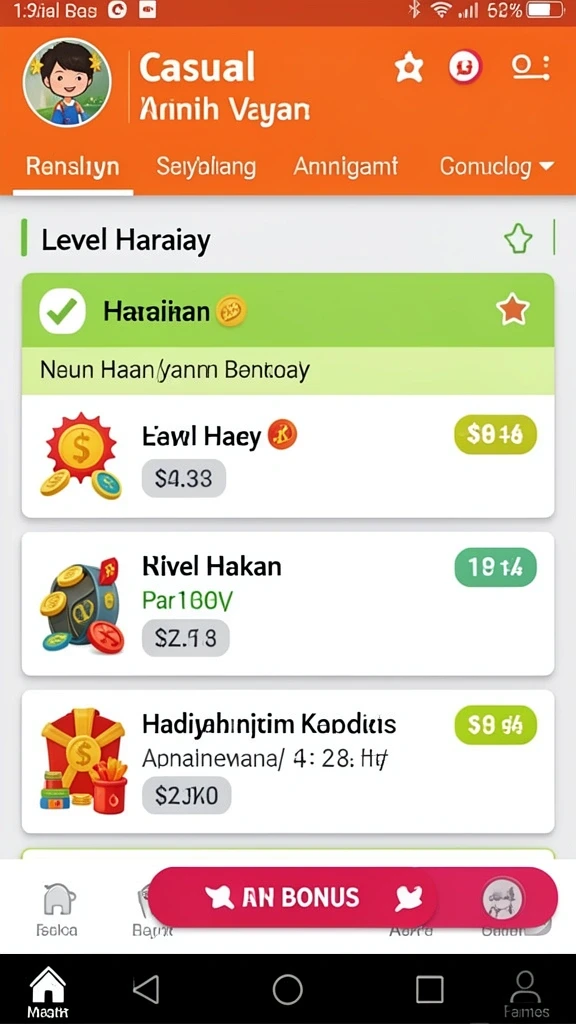 Tantangan seru di setiap level yang membuat ketagihan.