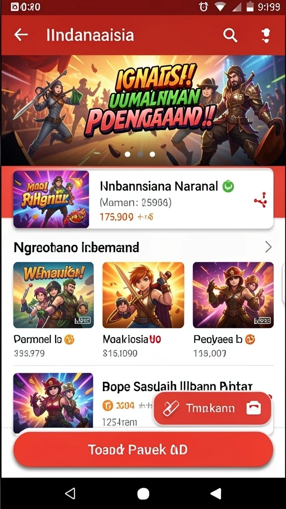 Berbagai pilihan permainan menarik.