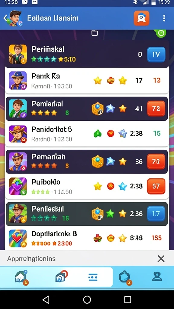 Grafik yang memukau dan penuh warna.