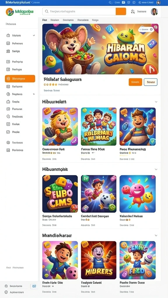 Tampilan antarmuka utama WOW388 yang menarik.
