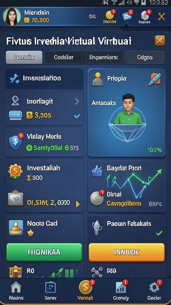 Pemain berinteraksi dalam fitur chat.